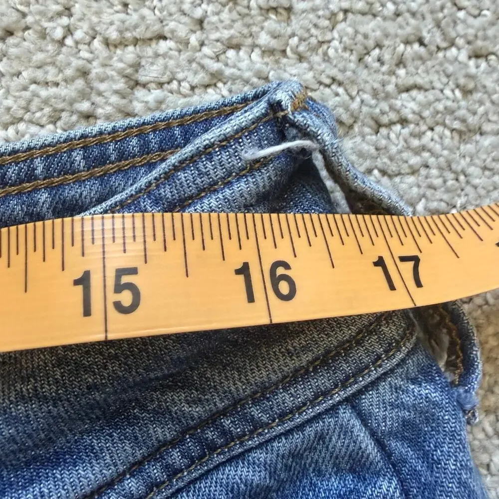 J Crew Slim-Wide Jean With Stacked Buttons Size 30 Ankle High-rise